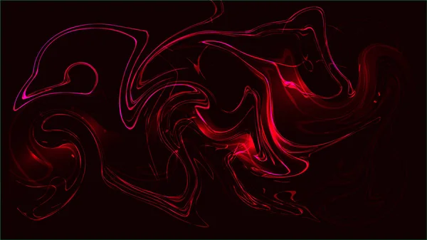 Červené abstraktní pozadí různých linií a pruhů vln šplouchání a výbuchů energie jiskřící magické elektrické. Textura. Vektorová ilustrace — Stockový vektor