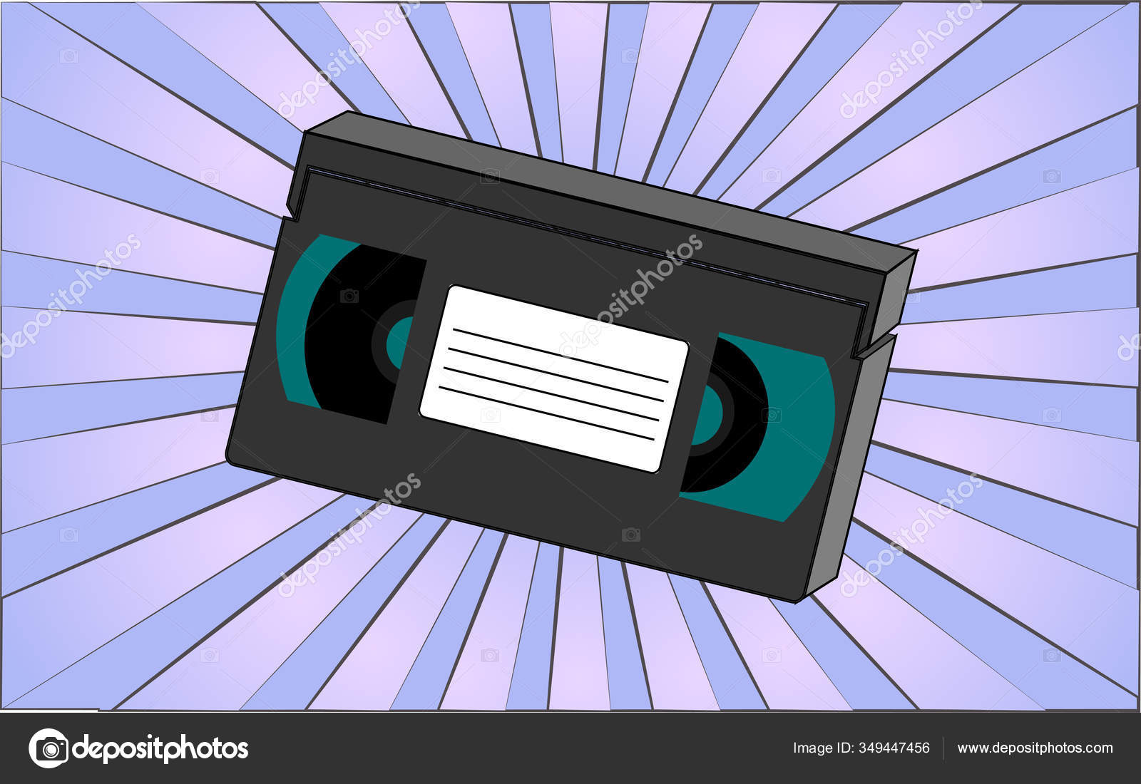 Старинная Антикварная Хипстерская Видеокассета 70-Х, 80-Х, 90-Х.