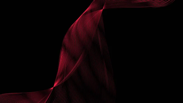 Abstract rood mooi digitaal modern magisch glanzend elektrisch energie laser neon textuur met lijnen en golven strepen, achtergrond — Stockvector