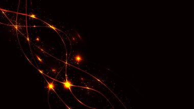 Soyut sarı, güzel, dijital, sihirli, parlak, elektrik enerjili, lazer desenli, çizgili, dalga şeritli, arka planlı.