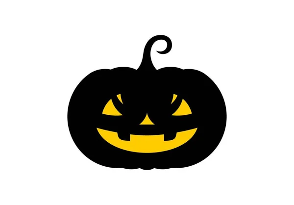 Halloween-Kürbissymbol. Vektorillustration — Stockvektor