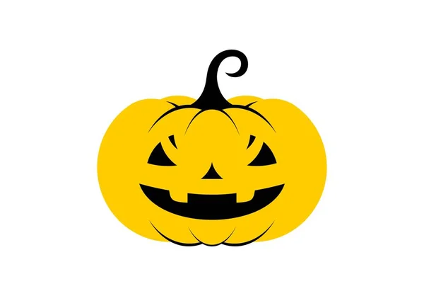 Ícone de abóbora de Halloween. ilustração vetorial — Vetor de Stock