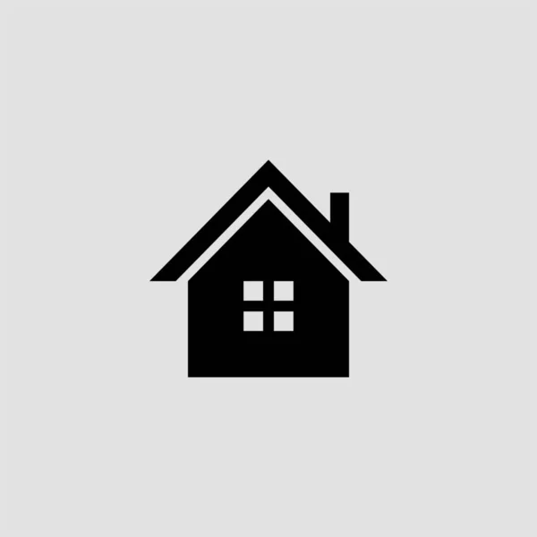 House flat vector icon. Address flat vector icon — Stock Vector