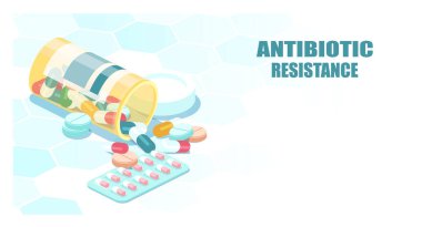 Antibiyotik kapsüllerinin taşıyıcısı şişeyi boşaltıyor.. 