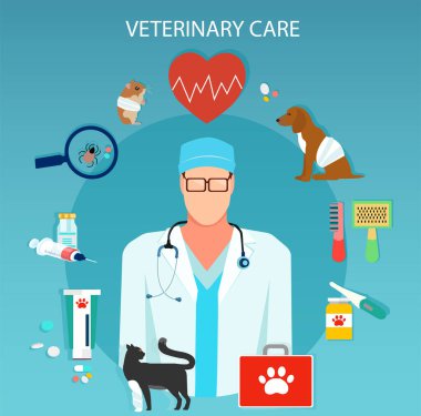Evcil hayvanlarla ilgilenen veteriner doktor vekiliyim. 