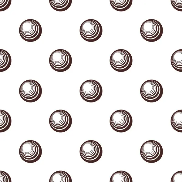 Dikişsiz siyah ve beyaz soyut retro desen polka noktalı — Stok Vektör