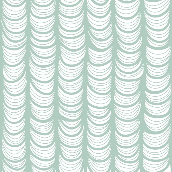 Nahtlos elegantes Muster mit handgezeichneten stilisierten Fischschuppen — Stockvektor