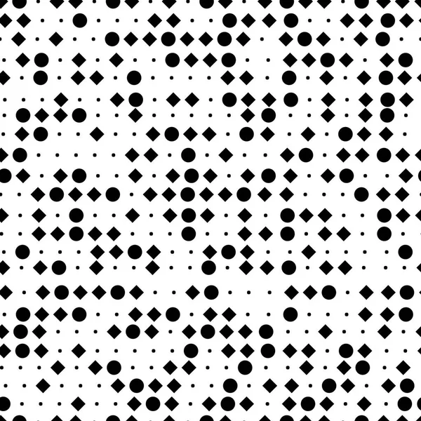 Adorno geométrico sin costuras en blanco y negro generado por el azar — Archivo Imágenes Vectoriales