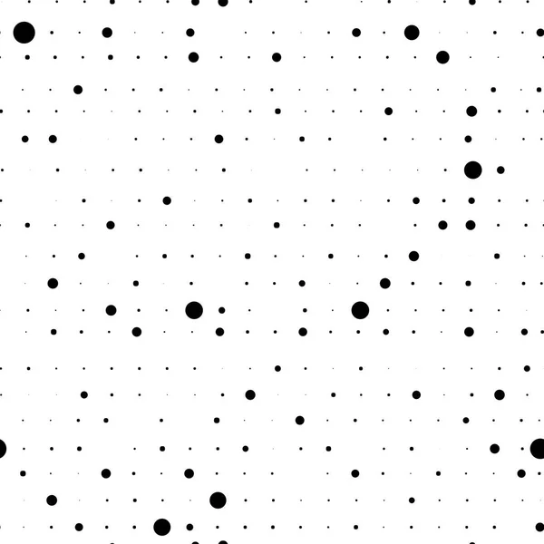 Безшовний геометричний чорно-білий орнамент, створений випадковим чином — стоковий вектор