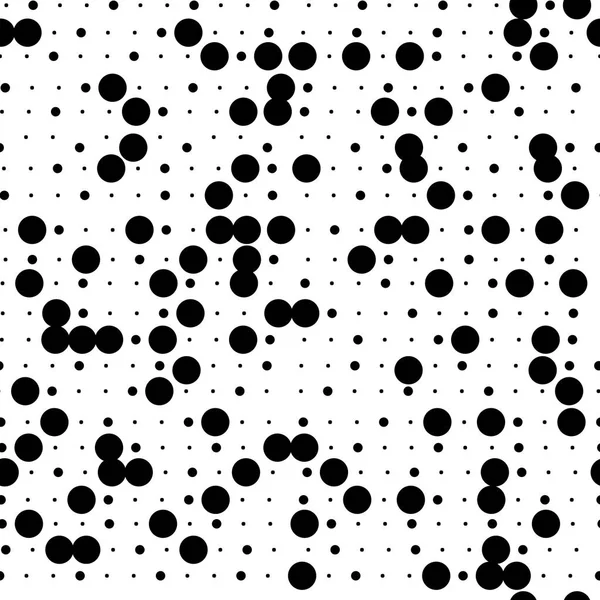 Sömlös geometriska svarta och vita prydnad genereras av slumpmässiga — Stock vektor