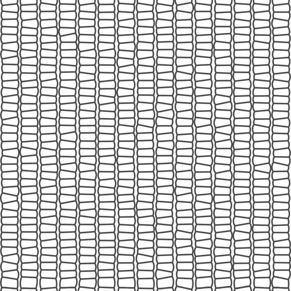 Naadloze geometrische zwart-wit sieraad gegenereerd door willekeurige — Stockvector