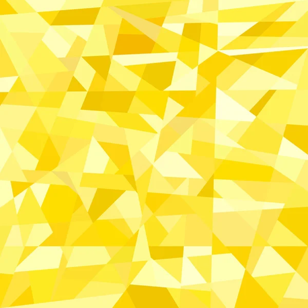 Gul Polygonal Bakgrund Består Trianglar — Stock vektor