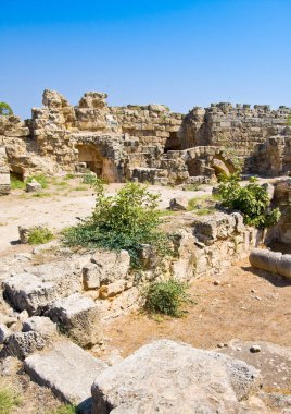Gazimağusa-Kuzey Kıbrıs Türk Cumhuriyeti yakınındaki Salamis şehir kalıntıları Romalılar