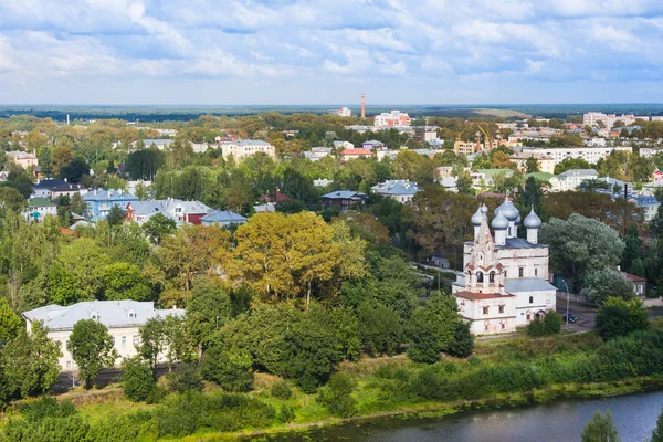 Vologda, Russia, view of city from bell tower — Stock Photo, Image