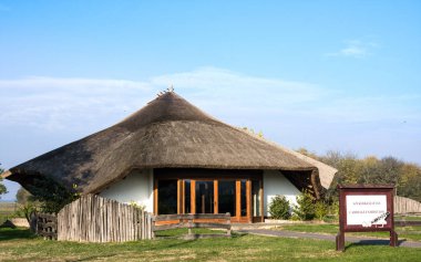 Hortobagy, Macaristan - 31 Ekim 2015: Etnografik müze Hortobagy Milli Parkı, Macaristan.