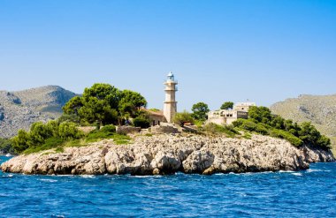 Deniz feneri, mallorca, Balear adaya, İspanya