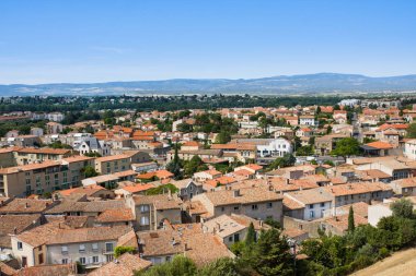 Carcassonne kale - languedoc, Fransa dan görünüm