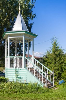 Ahşap çan kulesi, Goritsy Manastırı diriliş Vologda bölgesi