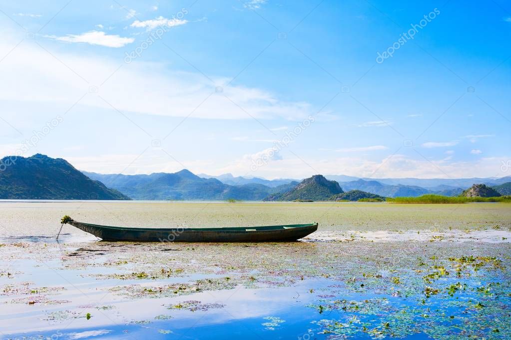 Touristic Boat in Skadar Lake National Park, Montenegro