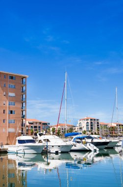 ARGELES Sur Mer, Fransa - 9 Temmuz 2016: Residence Mer ve Golf bağlantı noktası Argeles Pyrenees Orientales bölümü, Languedoc-Roussillon bölgesi, Güney Fransa'da Argeles-sur-Mer beach bölgesinde ayarla