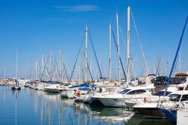 Port Argeles-sur-Mer in Pyrenees-Orientales Departmanı, Languedoc-Roussillon bölgesi, Güney Fransa