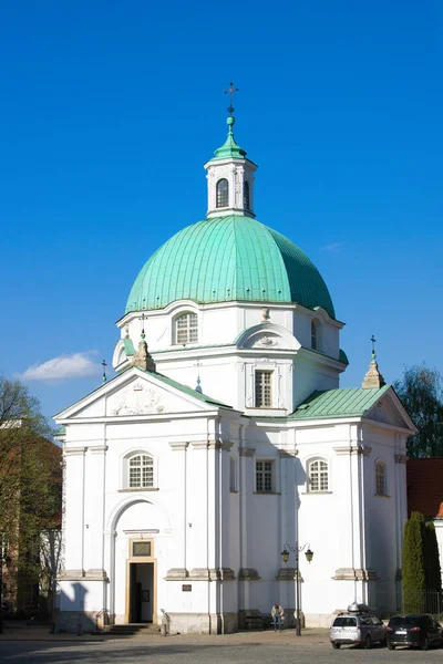 Βαρσοβία Πολωνία Απριλίου 2016 Εκκλησία Του Αγίου Casimir Και Benedicine — Φωτογραφία Αρχείου