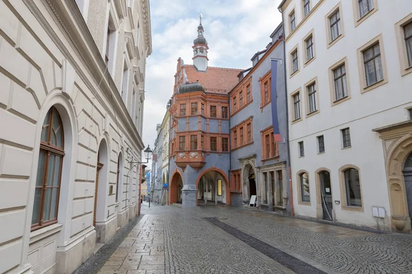 Historické město Goerlitz, Sasko, Německo — Stock fotografie