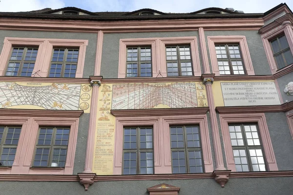 Casas históricas renovadas na cidade de Goerlitz, Alemanha — Fotografia de Stock