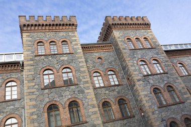 Tarihi Jaegerkaserne bina, Goerlitz, Almanya