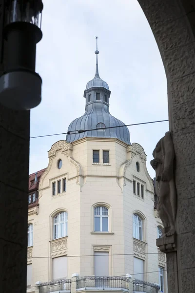 Casa histórica renovada en la ciudad de Goerlitz, Alemania —  Fotos de Stock