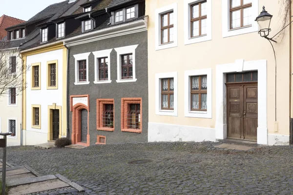 Renovated historic houses in the town of Goerlitz, Germany — Stock Photo, Image