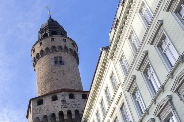 Goerlitz şehir, Almanya Reichenbacher Turm kulede — Stok fotoğraf