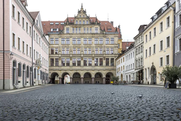 Ayuntamiento histórico en la ciudad de Goerlitz, Alemania Oriental —  Fotos de Stock