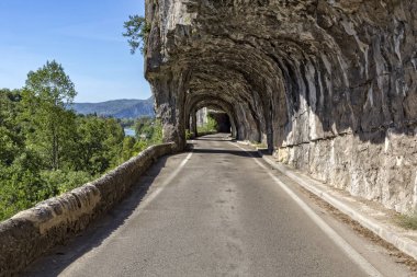 Tunnel in the Ardeche district, South France clipart