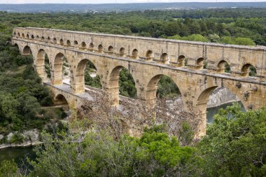 Güney Fransa tarihi Pont du Gard su kemeri