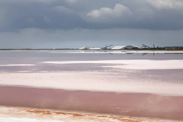 Salt production in the Camargue district, Southern France — Stock Photo, Image