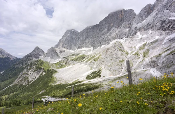 Południowa Część Masywu Dachstein Styrii Austria — Zdjęcie stockowe