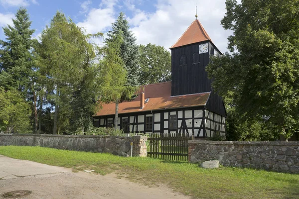 Eglise Historique Dans Village Bredereiche Allemagne Est — Photo