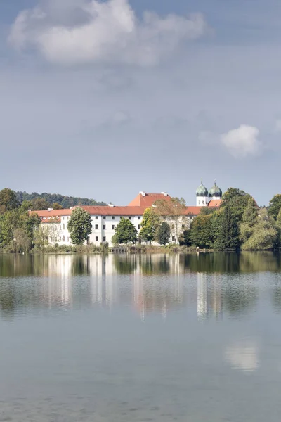 Eski Manastır Seeon Bavaria Almanya Için — Stok fotoğraf