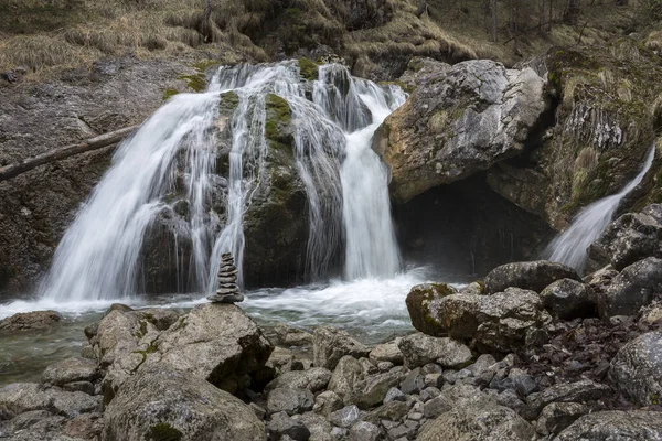 Kuhflucht-Wasserfälle bei Farchant — Stock fotografie