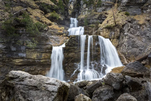 Kuhflucht-Wasserfälle bei Farchant — Stockfoto