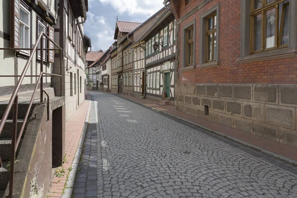 Pequena Cidade Stolberg Área Harz Antiga Alemanha Oriental — Fotografia de Stock