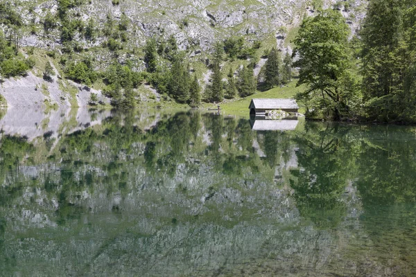 Lago Obersee Baviera Germania Estate — Foto Stock