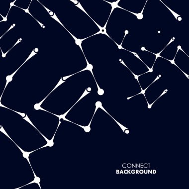 Vektör soyut çizgi bilim arka plan