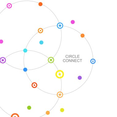 Teknoloji güzel arka plan. Vektör çizim bağlantı ve ağ