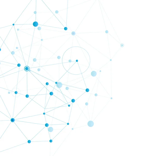 Moleküler bağları unsurlar ile modern vektör tasarımı