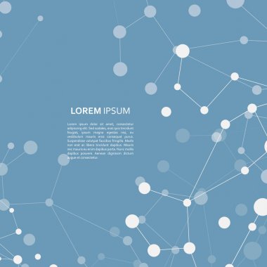 molekül yapısı vektör arka plan