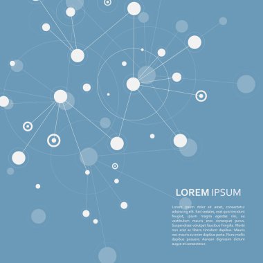Bağlantı bilim molekül arka plan