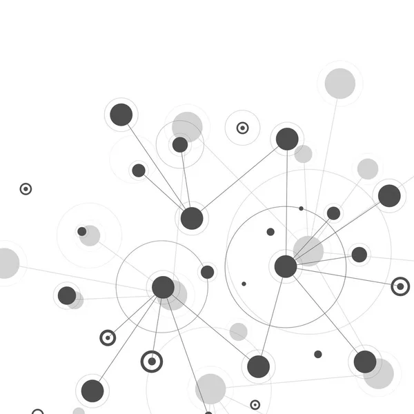 ネットワークおよび接続の設計の背景 — ストックベクタ