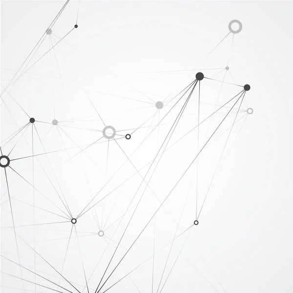 用点和线连接网络背景 — 图库矢量图片
